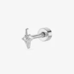 Piercing krásná bílá hvězda