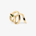 Earcuff Naja smaragd