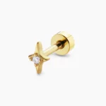 Piercing krásná bílá hvězda