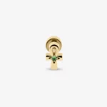 Piercing Ankh smaragd